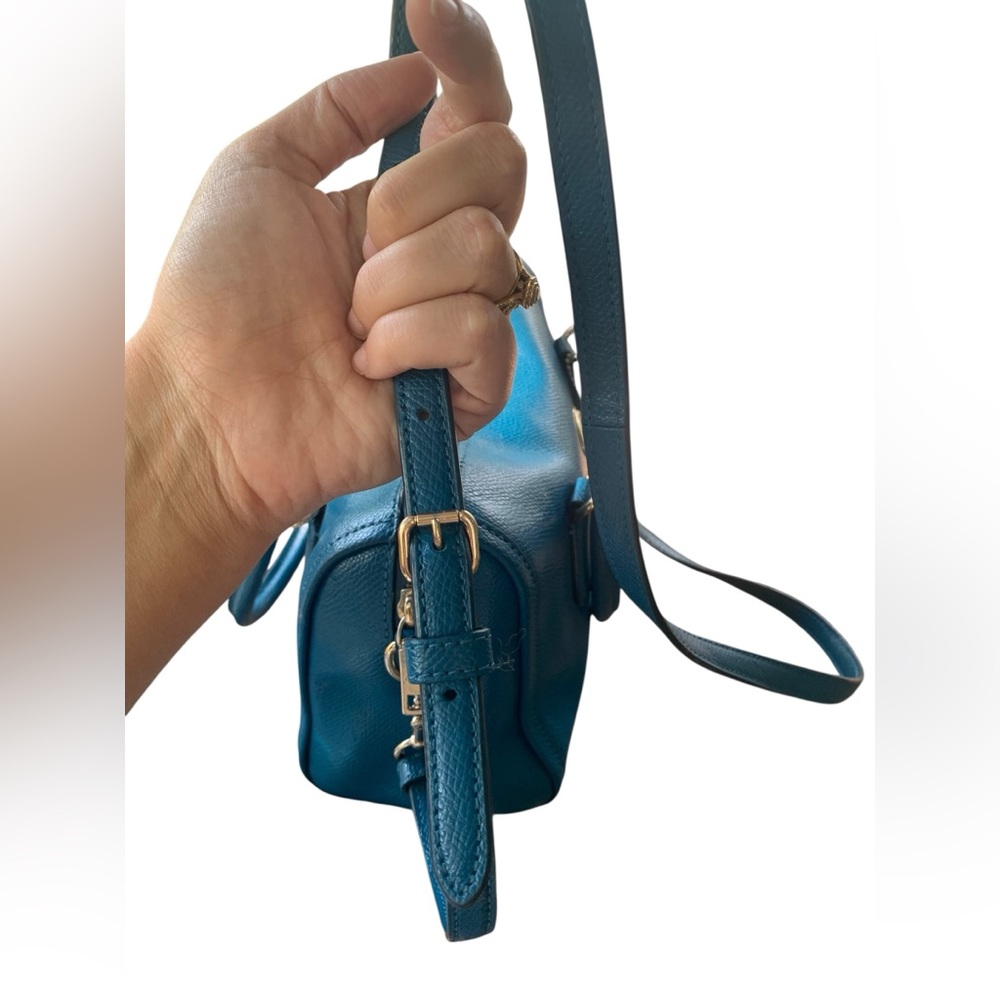 Coach Mini Benett Crossbody in Turquoise pebbled leather - Picture 13 of 13